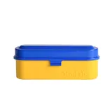 Retro Kodak Steel 135 Film Case, Blue Lid, Yellow Body