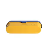 Retro Kodak Steel 135 Film Case, Blue Lid, Yellow Body