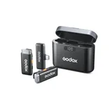 Godox WES2 Wireless Mic Kit x2 Transmiters,x1 Receiver
