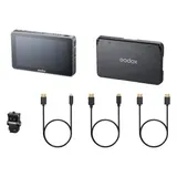 Godox GM6S Pro On Camera Monitor with HDMI Cables