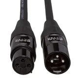 Hosa Pro REAN XLR Male to XLR Female Microphone Cable - 3'