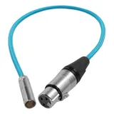 Kondor Blue 16'' Mini XLR to XLR Cable for BMPCC/C70 - Blue
