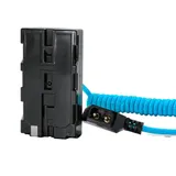 Kondor Blue D-Tap to Sony L-Series NPF Dummy Battery Cable - Kondor Blue