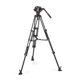 Manfrotto 504X Fluid Video Head with Alu Twin Leg Tripod MS