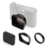 NiSi X100 Series NC UV Filter Lens Hood Kit for Fujifilm X100 Series - Black
