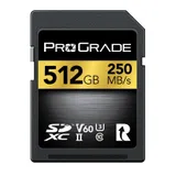 ProGrade Digital 512GB SDXC UHS-II V60 250R Gold Memory Card