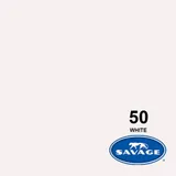 Savage Widetone Seamless Background Paper - #50 White - 107" x 12yd