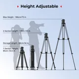 SmallRig AD14 Heavy-Duty Aluminum Alloy Tripod