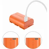SmallRig LP-E6NH USB-C Rechargeable Camera Battery - Orange