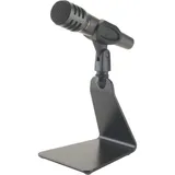 K&M Tabletop Mic Stand - Wide Surface Area for Labelling or Logo