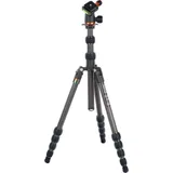 3 Legged Thing Punks Brian Carbon Fiber Travel Tripod w/ AirHed Neo - Black
