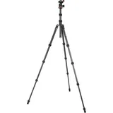 3 Legged Thing Punks Brian Carbon Fiber Travel Tripod w/ AirHed Neo - Black