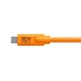 Tether Tools TetherPro USB-C to 2.0 Mini-B 8-Pin Cable - 15', Orange