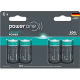 Power One By Varta C Cell Batteries - 4 Pack