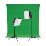 Westcott uLite Green Screen Photo Lighting Kit with LED Bulbs