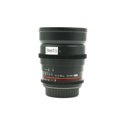 Used Rokinon 24mm T/1.5 ED AS IF UMC Canon