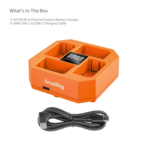 SmallRig NP-FZ100 4-Channel Camera Battery Charger