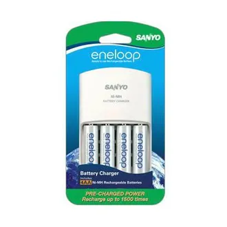 ENELOOP AA 4-Pack with AC Charger