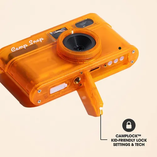 Camp Snap 2 Screenless Digital Camera - Tangerine Drift