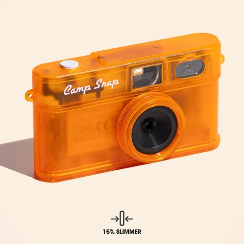 Camp Snap 2 Screenless Digital Camera - Tangerine Drift