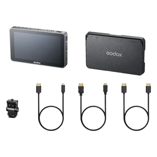 Godox GM6S Pro On Camera Monitor with HDMI Cables