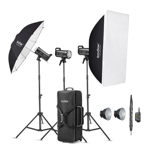 Godox SK400IIIV-D Three Light Studio Flash Kit
