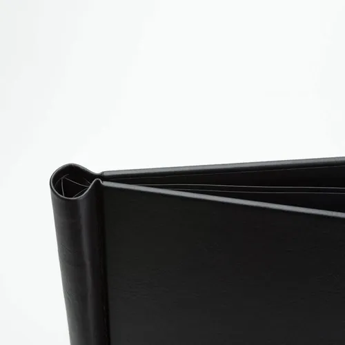 Fotospeed Spring Back Binder 8.3x11.7" 15mm Landscape - Leather Black