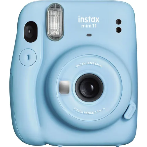 Fujifilm instax Mini 11 Instant Film Camera Bundle - Sky Blue