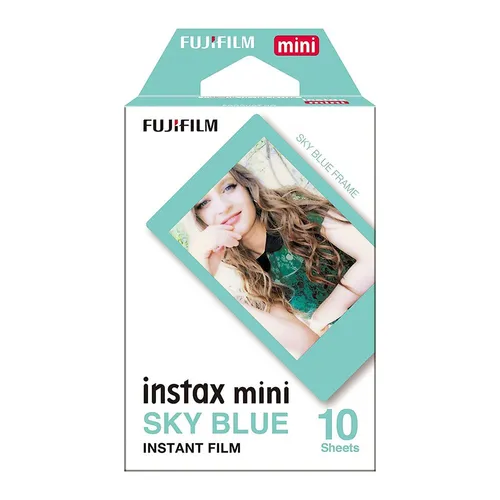 Fujifilm Instax Mini Sky Blue Instant Film - 10 Exposures