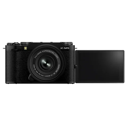 Fujifilm X-M5 Mirrorless Digital Camera with XC 15-45mm Lens - Black