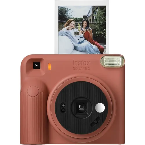 Fujifilm Instax Square 2 Instant Film Camera - Brick Red