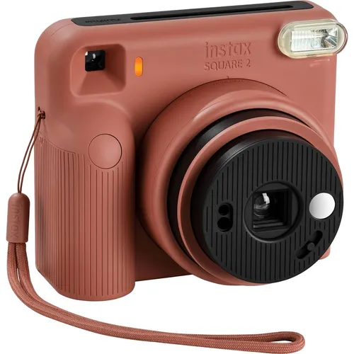 Fujifilm Instax Square 2 Instant Film Camera - Brick Red