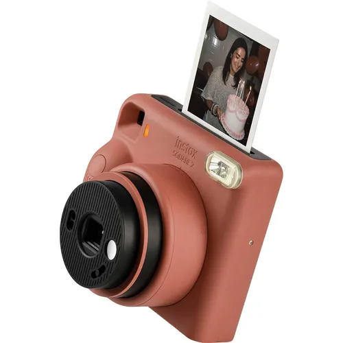 Fujifilm Instax Square 2 Instant Film Camera - Brick Red