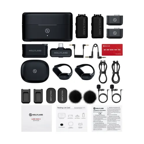 Hollyland LARK MAX 2 Ultimate Combo 2-Person Wireless Microphone System