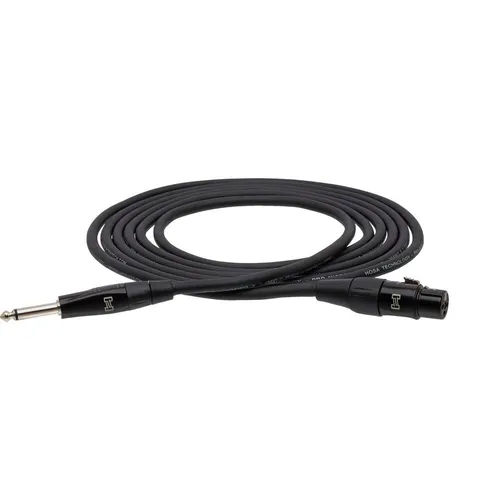Hosa Pro REAN XLR Female to 1/4" TS Hi-Z Microphone Cable - 5'