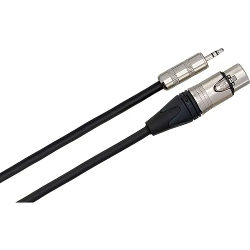 Hosa Camcorder Microphone Cable - Neutrik XLR3F to Hosa 3.5mm TRS, 1.5ft