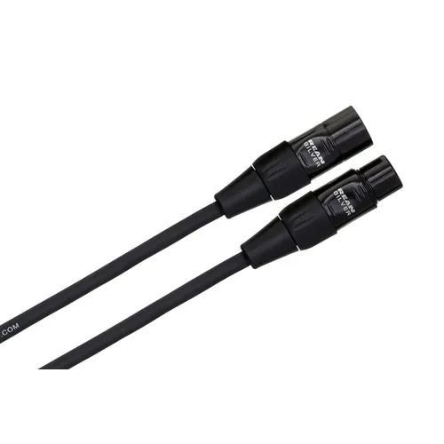 Hosa Pro REAN XLR Male to XLR Female Microphone Cable - 3'