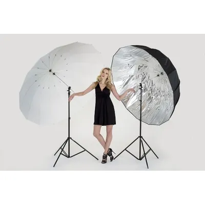 Lastolite Mega Umbrella Kit with Translucent and Silver Covers