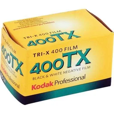 Kodak Professional Tri-X 400 Black & White Negative Film - 35mm Roll Film - 24 E
