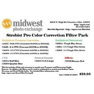 Strobist&reg; Pro Rosco Color Correction Gel Pack