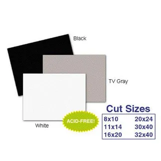 Savage Acid Free White/Creme Smooth Mat Board 11x14 (uncut) 10pk