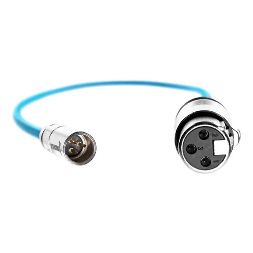 Kondor Blue 16'' Mini XLR to XLR Cable for BMPCC/C70 - Blue