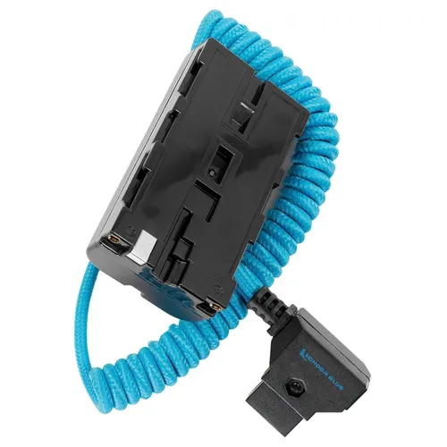 Kondor Blue D-Tap to Sony L-Series NPF Dummy Battery Cable - Kondor Blue