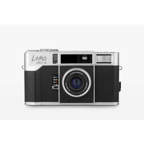 Lomo MC-A 35mm Film Camera - Silver