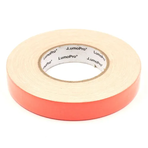 Lumopro Fluorescent Orange 1" X 55 Yard  Gaffer Tape