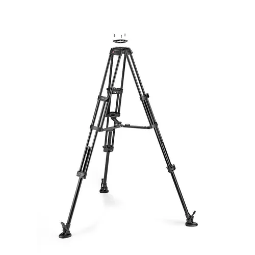 Manfrotto 504X Fluid Video Head with Alu Twin Leg Tripod MS