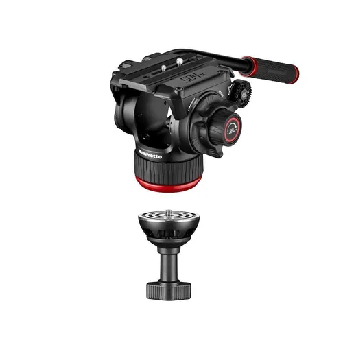 Manfrotto 504X Fluid Video Head with Alu Twin Leg Tripod MS