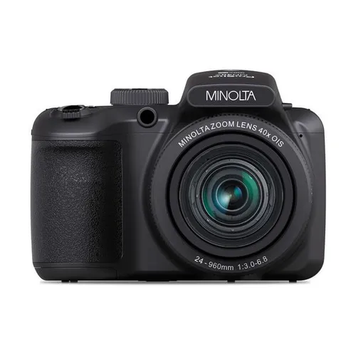 Open Box Minolta MN40Z Digital Camera - Black