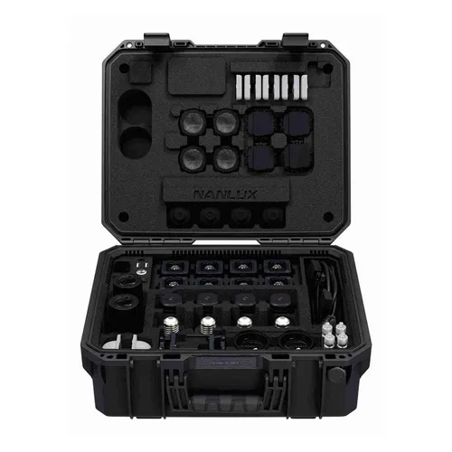 Nanlux Evoke 5C LED Full-Color Spotlight 8 Kit with Protective Case