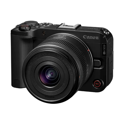 Open Box Canon EOS R50 V Mirrorless Digital Camera with RF-S 14-30mm IS STM PZ Lens